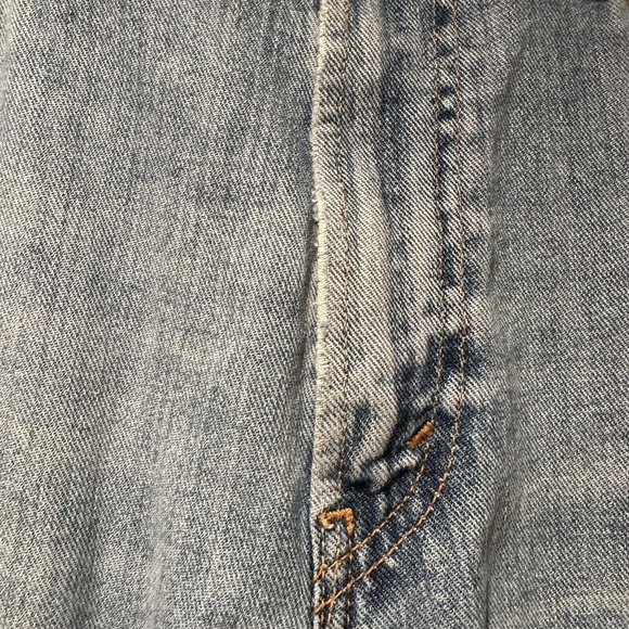 Vintage Levis 505 Regular Fit Jeans 33x32 27.5" Distressed Red Tab - Picture 8 of 16